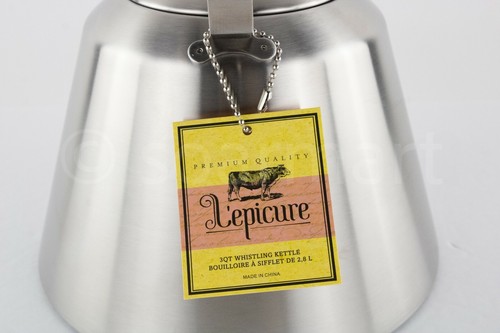 Liepicure Stainless Steel Premium Quality Whistling Tea Kettle Bouilloire 3QT - Picture 4 of 5