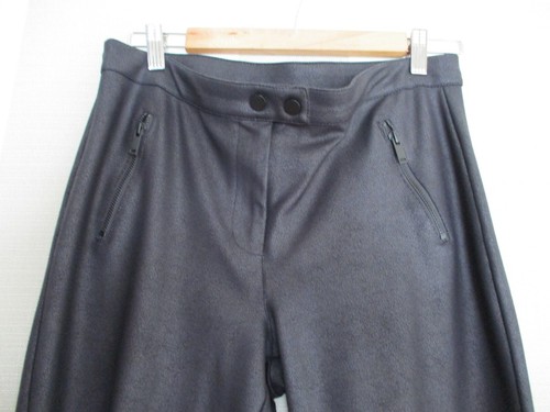 WITCHERY leathery look Pants Glam Chic New without Tags SIZE 12 - Picture 3 of 8