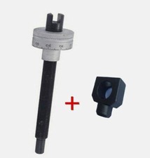 Milling Machine Micro Feed Scale Rod+Stop Knob Vertical Mill Part