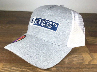 CBS Sports Network Truckers Hat Baseball Cap Grey/White Captiv8 Supply