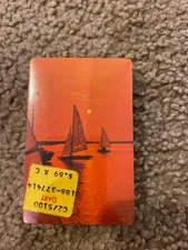 NIB SEALED VINTAGE US PLAYING CARD CO DECK SAILBOAT WATER PLAYING CARDS
