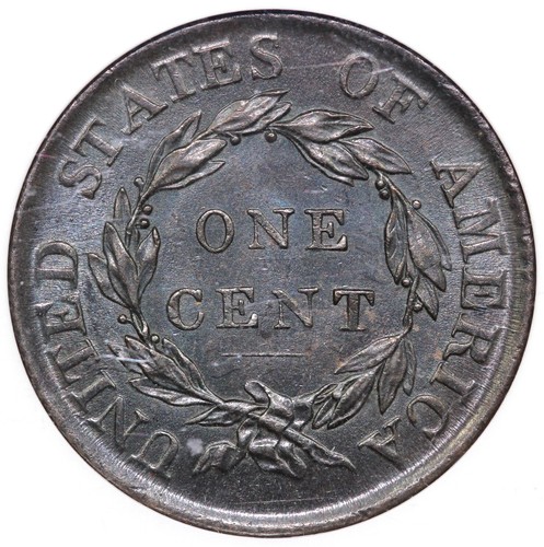 1818 1c N-10 Matron Head Large Cent NGC MS 64 BN - Picture 2 of 5