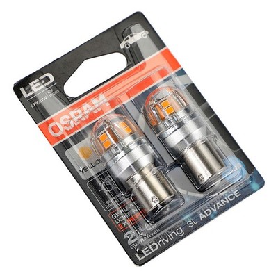 2x Für OSRAM 9705Y Car Auxiliary Bulbs LED WY21W 12V2.5W WX3x16d S9