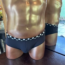 Large Polka dot And Black Bikini made in the USA MaryAngel Boutique Starwearus