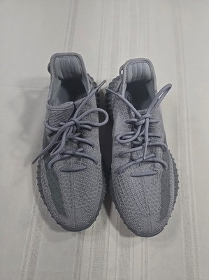 Adidas Yeezy Boost 350 V2 Steel Grey IF3219 Men's Sneakers Size 8 Knit Low Top
