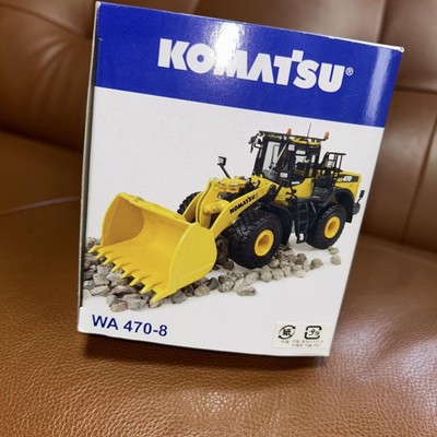 Komatsu WA470-8 Diecast Shovel Mini Truck Yellow/Black Used