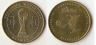 Offizielle FIFA Medaille zur WM 2006 in Deutschland Australien