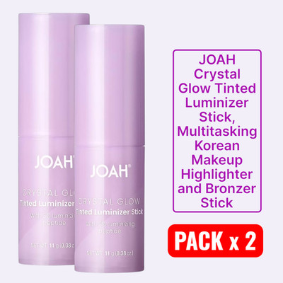 JOAH Crystal Glow Tinted Luminizer Stick (PACK x2) Multi-Color - New!!