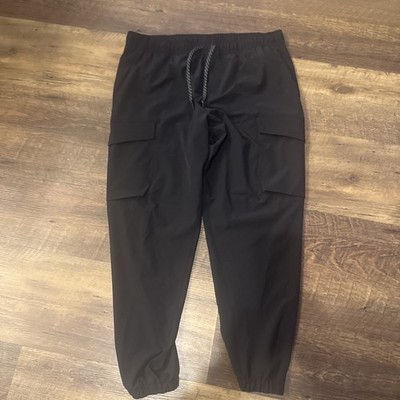 Member's Mark Men's Active Cargo Stretch Jogger Size XL Black New