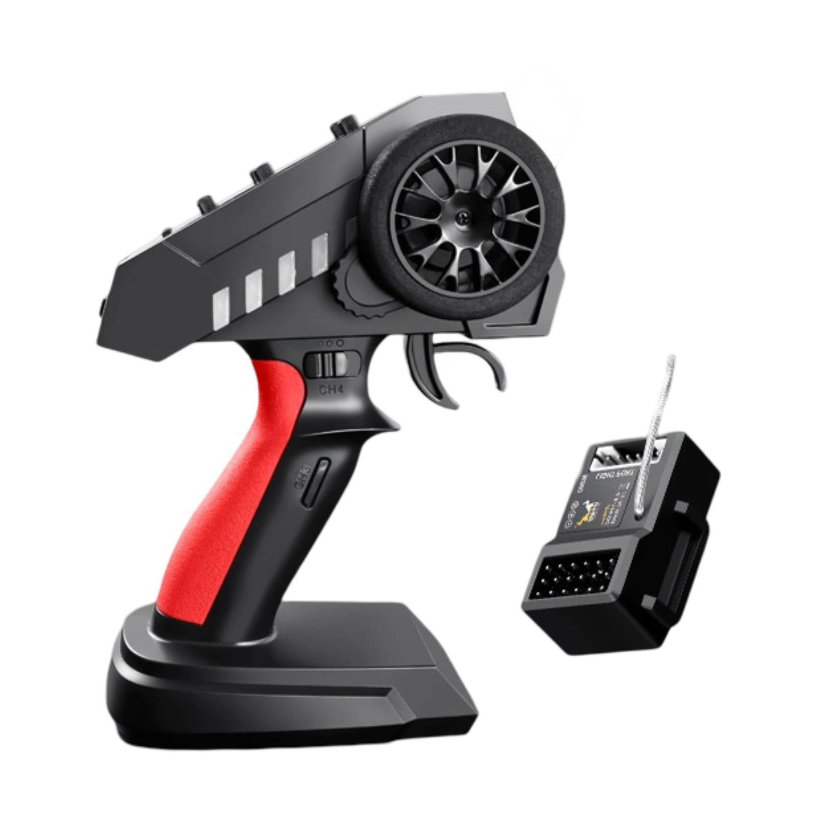 RC Transmitter and Receiver 200M DIY Accs RC and Receiver for 1/18 1/12 1/16