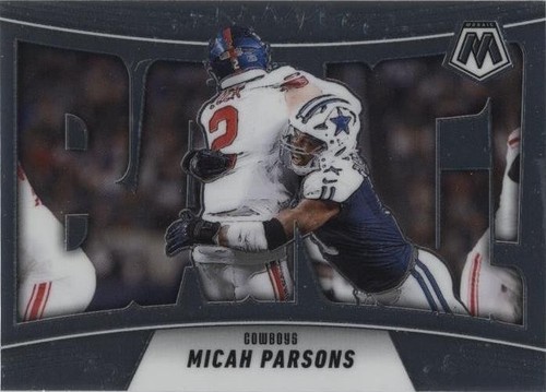 2025 Panini Optic Micah Parsons Blue Stars Holo #85 Green Bay