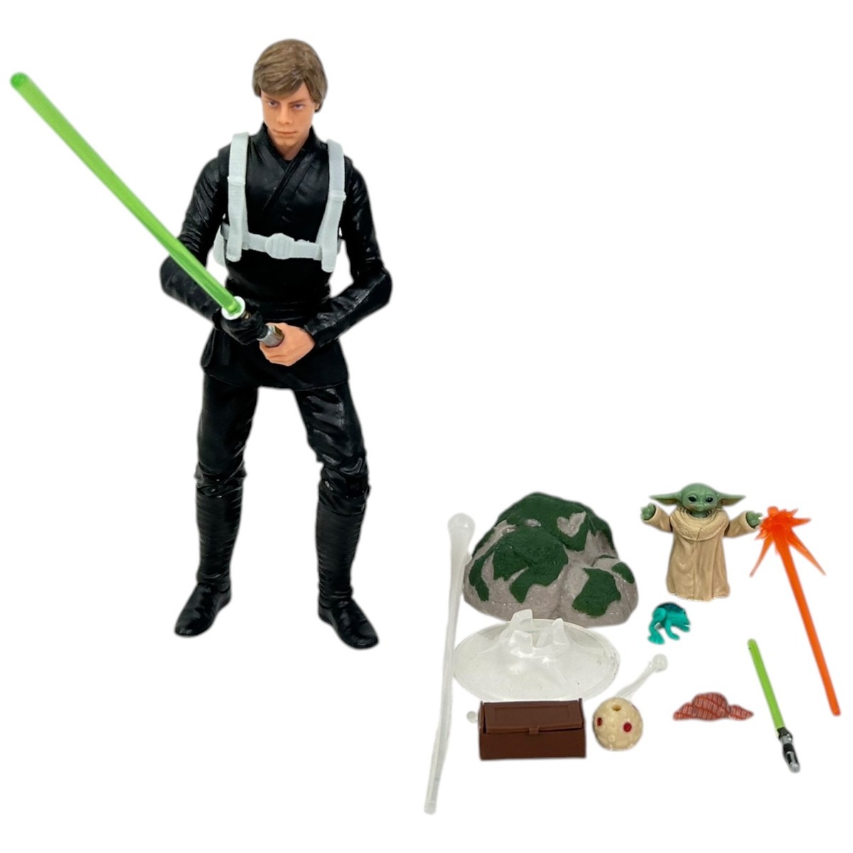 Star Wars Black Series Luke Skywalker Grogu Jedi Training Complete 