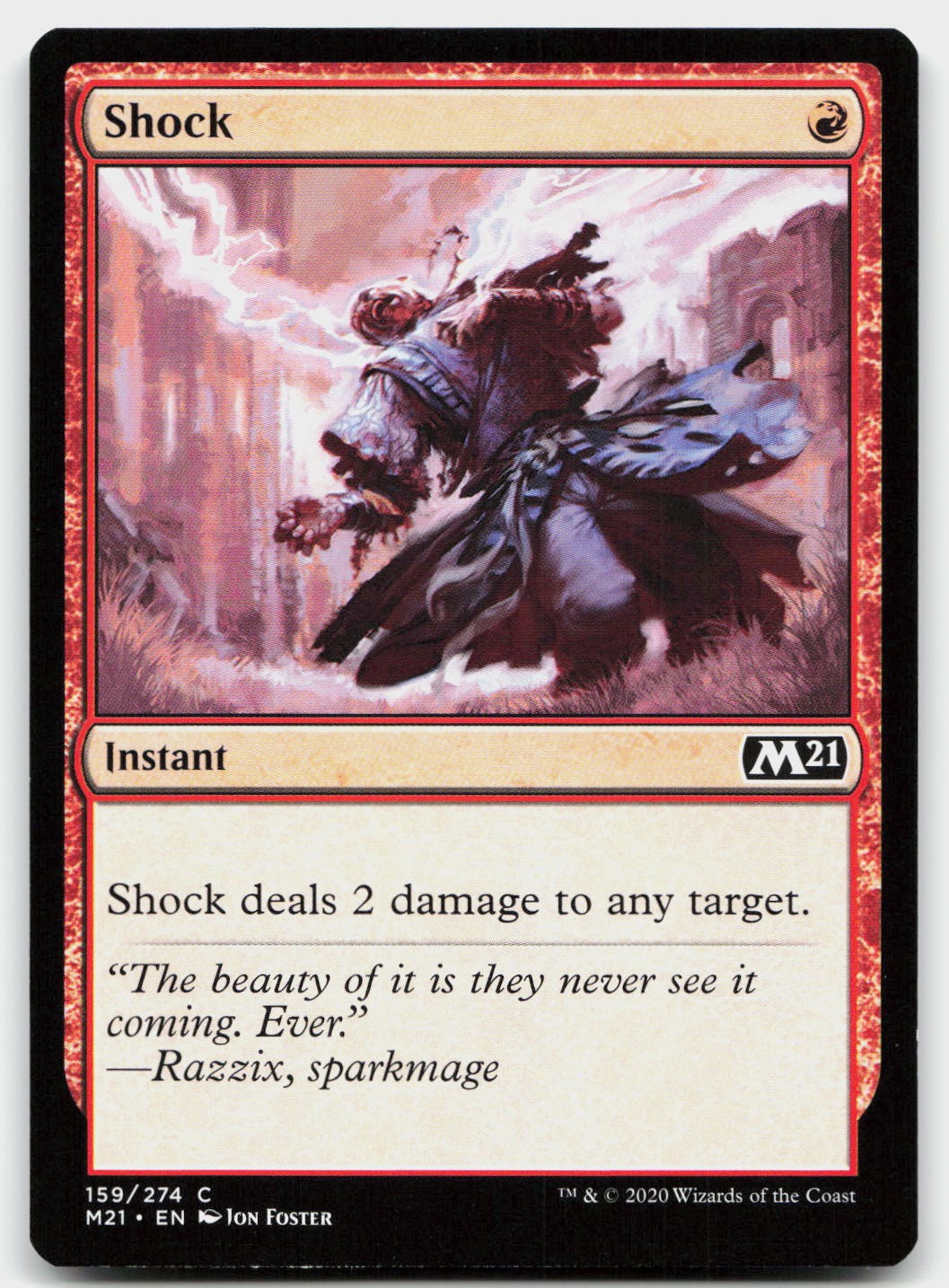 Shock 159 Common Core Set 2021 Magic: The Gathering Near Mint