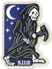*NEW* 5.11 TACTICAL GRIM BREACHER PATCH GRIM REAPER 💀 BREACHIN WHILE SLEEPIN