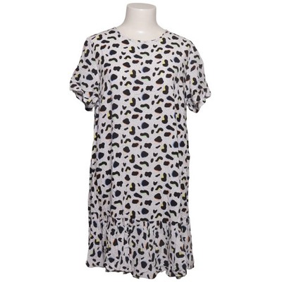 ASOS, Kleid, Größe: 42, Weiß/Mehrfarbig, Viskose, Sonstiges, Damen #Jpx
