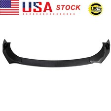 Front Bumper Lip Splitter Spoiler Carbon Fiber For Ford 1975-2023 All Models