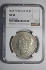1878 Rev of 78 Morgan Silver Dollar AU53 NGC #01