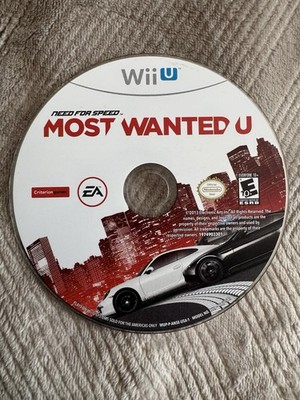 WiiＵ Need for Speed Most Wanted U (WiiU, 2013) Disc Only - Tested Works