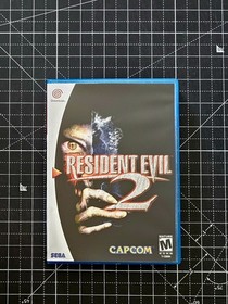 Dreamcast Resident Evil 2 Custom Case NO Game or Manual