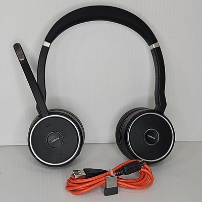  Jabra Evolve 75 Wireless Bluetooth Noise Cancelling Headset HSC040W With Dongle