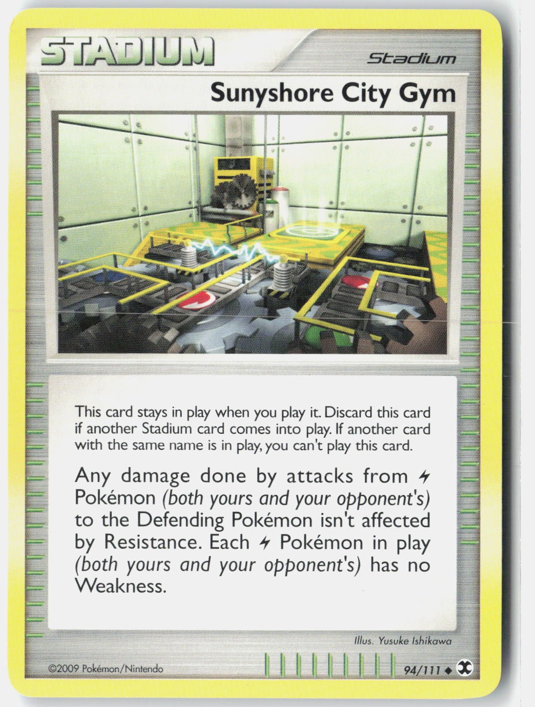 Sunyshore City Gym Rising Rivals 94/111 Pokemon Card