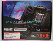 MSI MPG X870E Carbon WiFi Gaming Motherboard (AM5, DDR5, Wi-Fi 7, ATX)