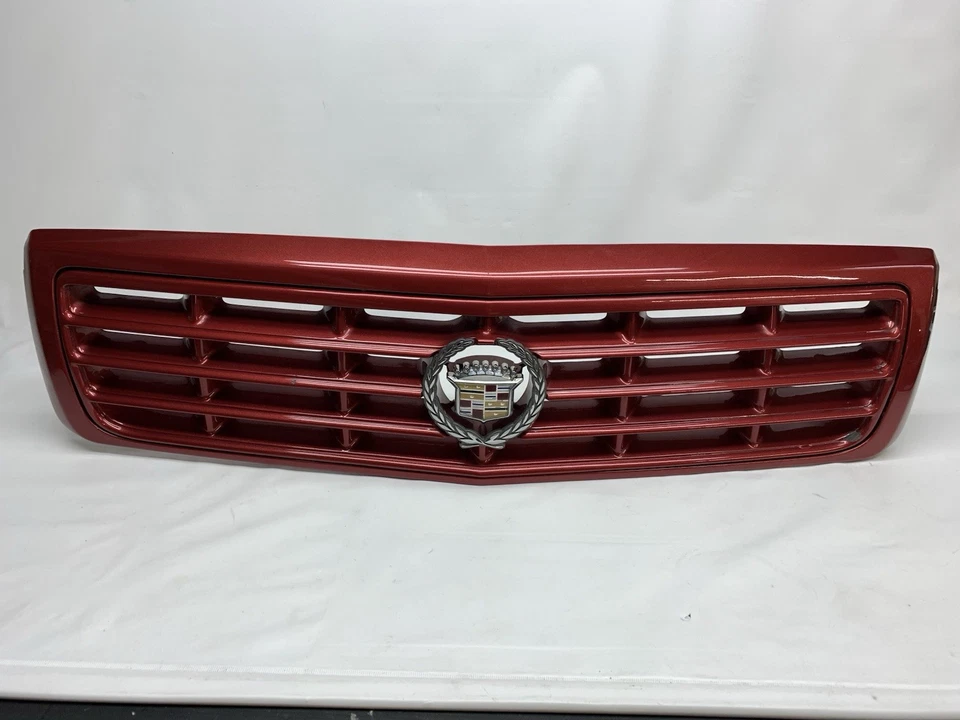Cadillac Eldorado 1995-2002 OEM ETC conjunto de parrilla delantera capa de tinte rojo metálico Foto 2 de 4