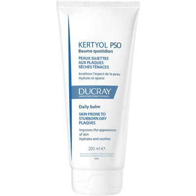 Ducray Kertyol PSO Daily Hydrating Balm Thick Formulated Elbows Knees 200ml NEW
