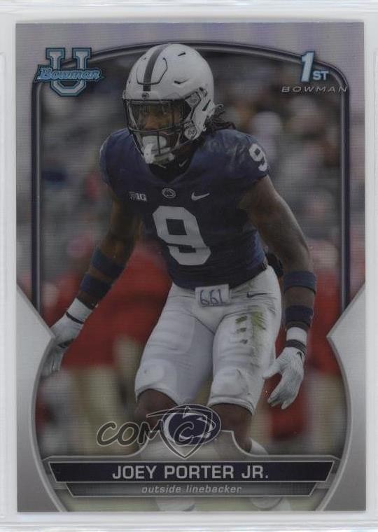 2022 Bowman U Chrome Refractor Joey Porter Jr #79 16w4