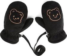 Baby Boys Mittens Virgin Wool 6M-7Y - Winter Snow Gloves Toddler Waterproof