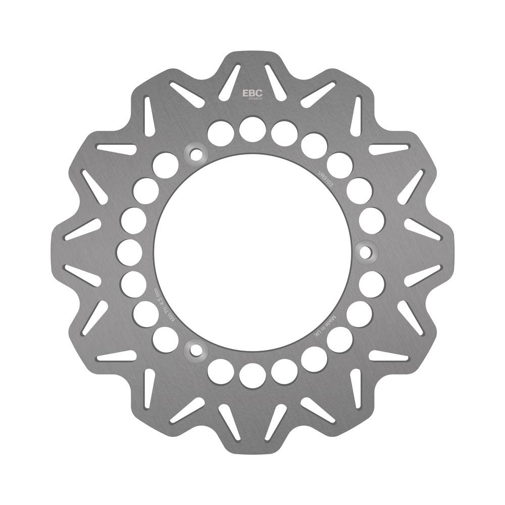 EBC VR Scooter Solid Vee Rear Disc Rear for Yamaha YP 400 Majesty 5RU3 2004