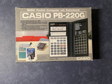 CASIO PB-220G Pocket Computer mit Datenbank - neu und unbenutzt