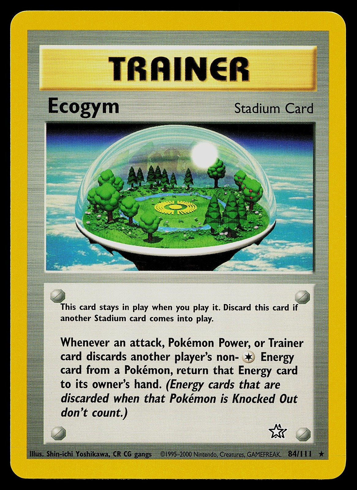 Pokemon Card - Ecogym Neo Genesis 84/111 Rare