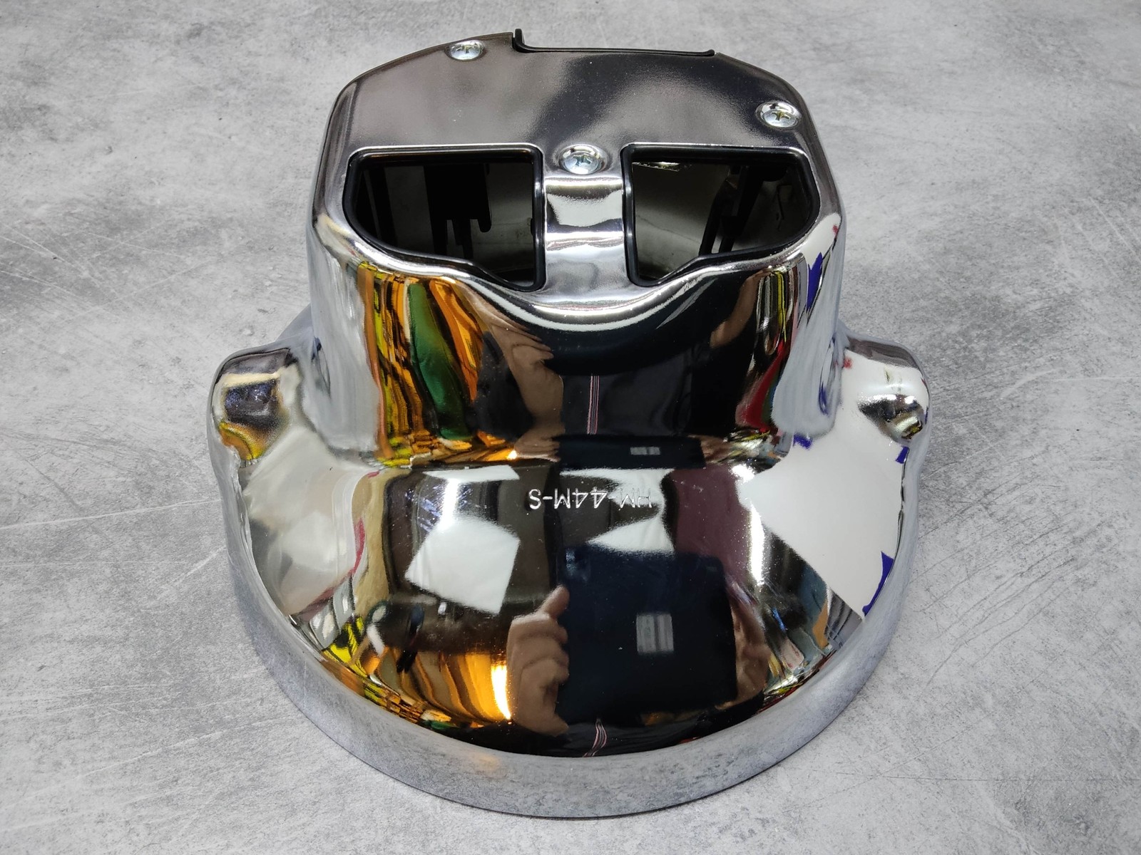 Cuvelage de phare CB750L 1979 Honda 61301-425-871 d'origine en acier chromé