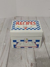 Vintage Recipe Box 1984 Barney Saltzberg Duck Soup CR Gibson Made In USA Rare