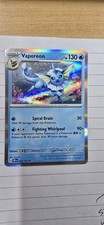 Pokémon TCG Prismatic Evolutions Vaporeon Holo Card 022/131 Rare Star Near Mint