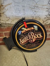 Vintage Michelob AmberBock Light Up Beer Sign (Wont Rotate)