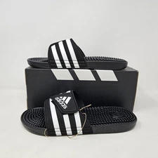 Adidas Adissage Slides 'Core Black' / F35580 / Size 7 Men's - 8 Women's