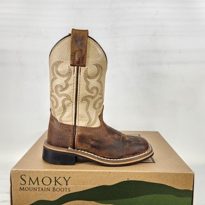 9 TODDLER - Smoky Mountain Scout Cowboy - Brown / Cream LEATHER - 3705C