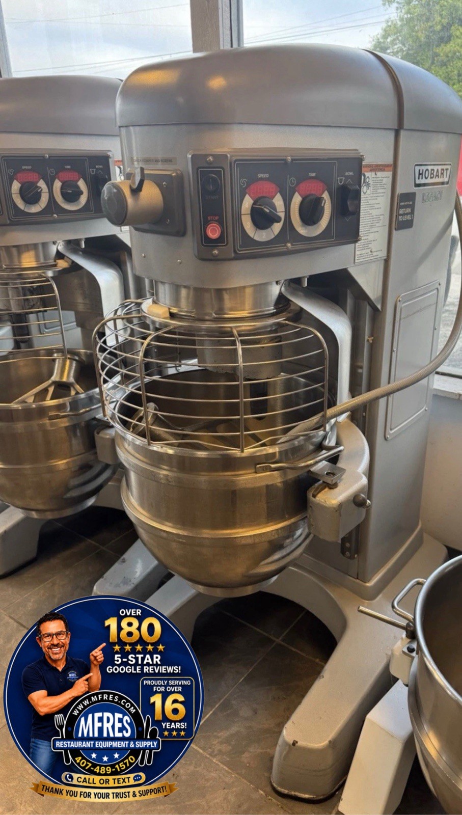 2021 HOBART HL600 LEGACY 60QT BAKERY DOUGH MIXER INCLUDES BOWL & PADDLE