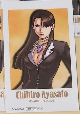 Ace Attorney Capcom Store Oshikatsu Instaxcard  Bonus Chihiro Ayasato Japan