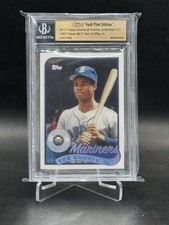 2012 Topps First Edition Ken Griffey Jr 1989 41T Rookie Diamond Collection 1/1