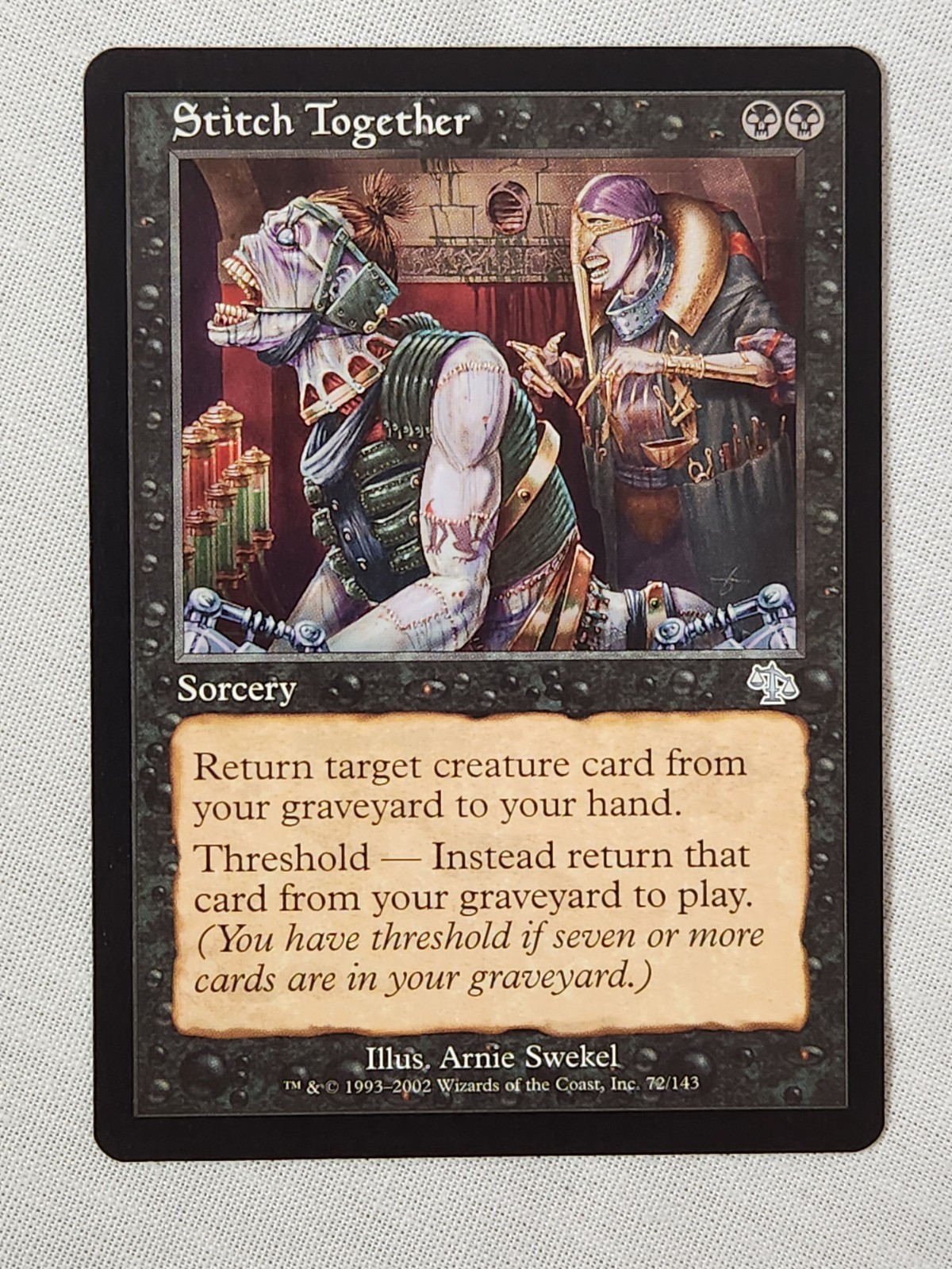 NM Stitch Together Judgment Mtg Magic the Gathering