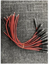 16 Pack SAE Connector 12 Inch 14 AWG Copper Wire 2 Pin Single Plug Connector