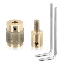1 3/4 Inch 2 Pcs Diamond Grinder Bit Head Tools, Gold Tone MCB01 MCB34