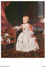 Postcard - Art - Painting - Diego Velasquez - L'Infant Philippe-Prosper - P