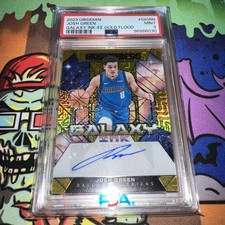 2023-24 Panini Obsidian Josh Green Galaxy Ink Auto GOLD FLOOD /10 PSA 9 POP 1!!