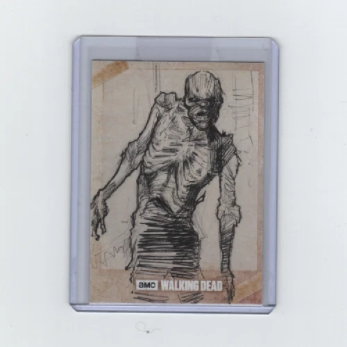 Horror The Walking Dead Sketch Collectable Trading Cards for sale