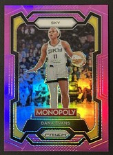 2024 Panini Prizm Monopoly WNBA Dana Evans Pink Prizm #/149 Chicago Sky