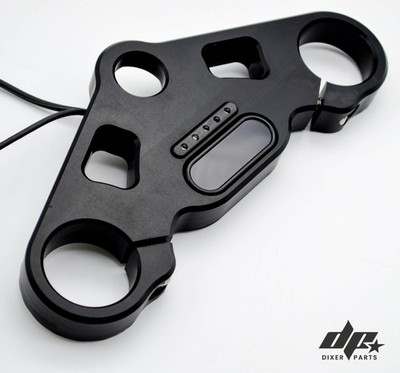 Upper Triple Tree Clamp (yoke) BMW K1 K100 K1100 Cafe Racer Mini Motosign black